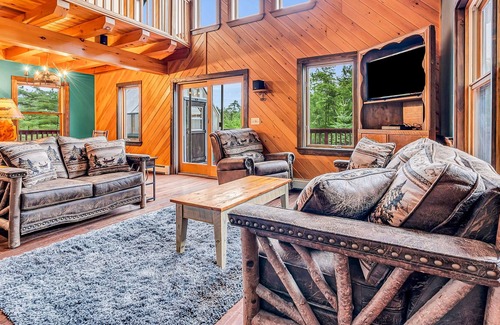 Bryant Pond House | Dog-friendly house among the trees near skiing with wood stove & washer/dryer