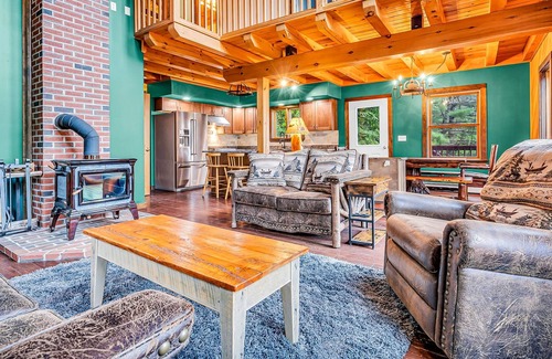 Bryant Pond House | Dog-friendly house among the trees near skiing with wood stove & washer/dryer