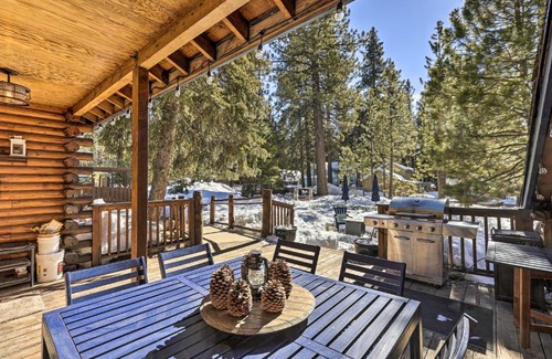 Kings Beach House | Dog-Friendly Kings Beach Log Cabin with Hot Tub!