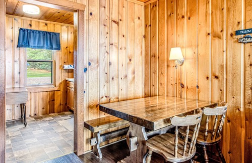 Presque Isle Cabin | Dog-friendly lake cabin with waterfront views & on-site swimming/fishing/boating