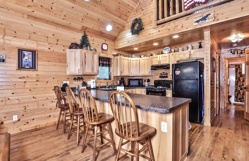 Eagle River House | Dog-friendly lakefront lodge with firepit, dock, & gas fireplace