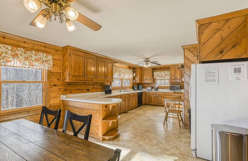 Livingston House | Dog-friendly lakefront cabin on three acres with lake views & two kitchens