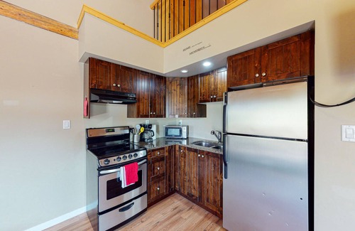 Lac Le Jeune Cabin | Dog-friendly lakefront wilderness resort cabin with deck, WiFi, & full kitchen