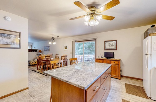 Mercer House | Dog-friendly lakefront home with a private beach, dock, firepit, & kayaks