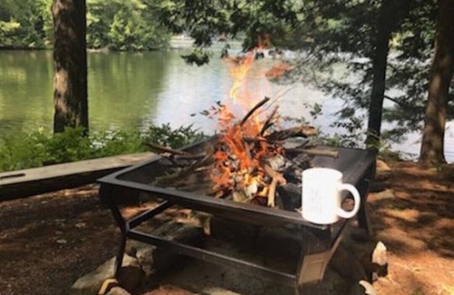 Fort Ann Cottage | Dog friendly lakefront home w/fireplace near Lk George. Telecommuters welcome!