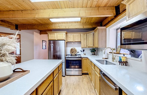 Summit Park House | Dog-friendly lodge with amazing deck & family room - close to skiing, hiking