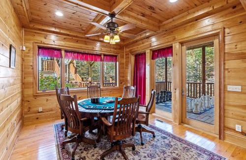 Caton House | Dog-Friendly Luxury Cabin Mansion With Private Waterfall nestled between Pigeon Forge and Gatlinburg