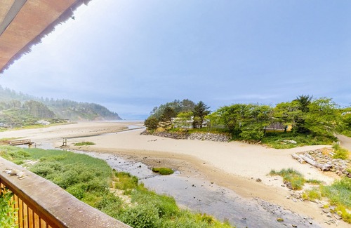 Neskowin Condo | Dog-friendly oceanfront condo with beach access, & updated interior