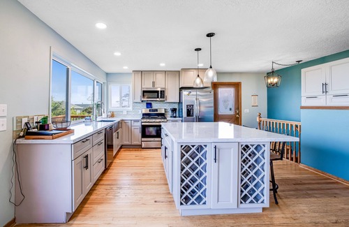 Cape Meares Apartment | Dog-friendly, oceanview home w/private hot tub - one block to beach