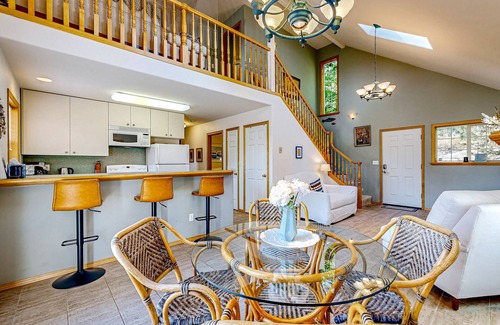 Nehalem House | Dog-friendly peaceful sanctuary with private hot tub, foosball, fireplace, W/D