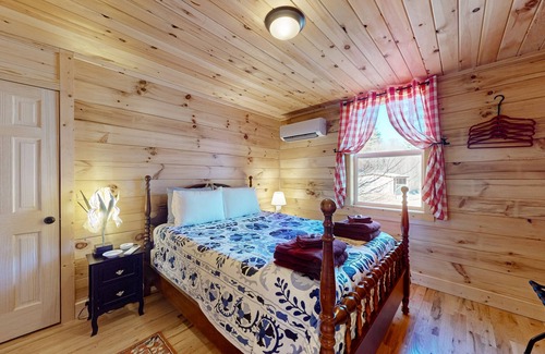 Copper Hill House | Dog-friendly riverfront home near FloydFest with fireplace, river views, & deck