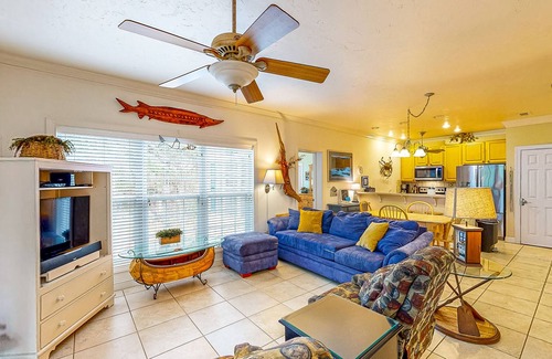 Bell House | Dog-friendly riverfront home with screened porch, firepit, & private dock