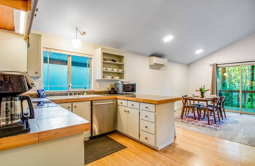 Sudden Valley House | Dog-Friendly Rustic Home w/Deck, Gas Grill, Wood Stove, Fast WiFi, & Partial A/C
