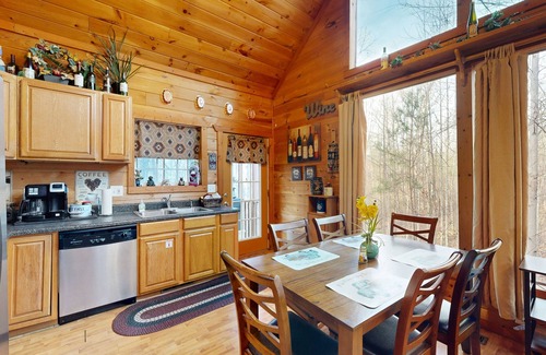 Sautee Nacoochee Cabin | Dog-friendly, two story cabin in woods w/screened-in deck, hot tub, pool table