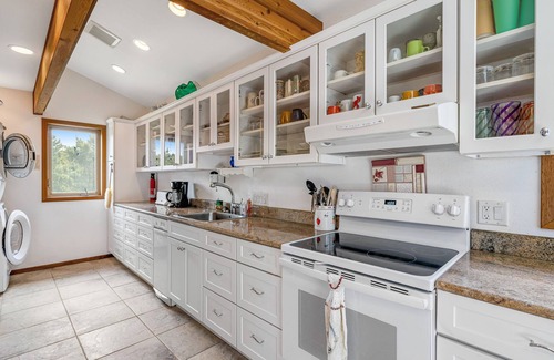 Ocean Park House | Dog-friendly, waterfront getaway w/ a fireplace, furnished deck, & enclosed yard