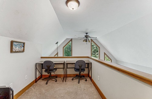 Woodstock House | Dog-friendly wilderness retreat with game room, jetted tub, fireplace & deck