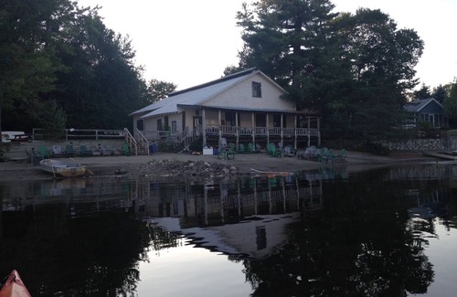 Schroon Lake Cottage | Dog friendly, wooded property; 3 BR cottage; private beach; tennis, boating