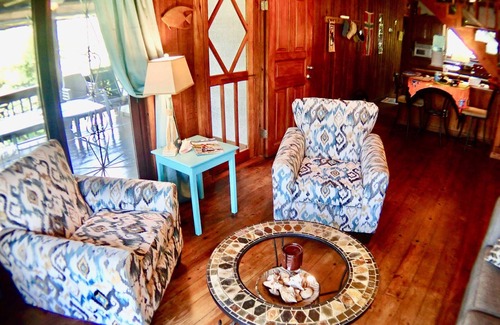 Sandy Bay Condo | DOLPHIN VISTA. 2bd 2bth unit 5 feet from the water! Dolphin shows all day!
