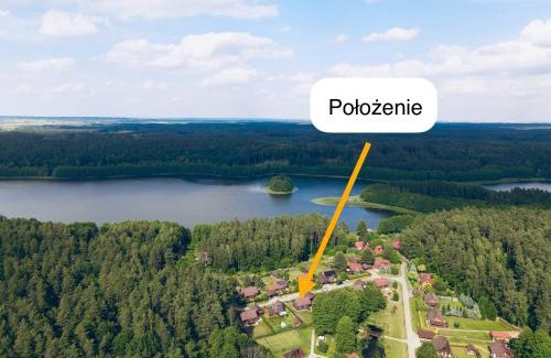 Woryty Ski Chalet | Dom letniskowy ogród jezioro las Warmińsko Mazurskie