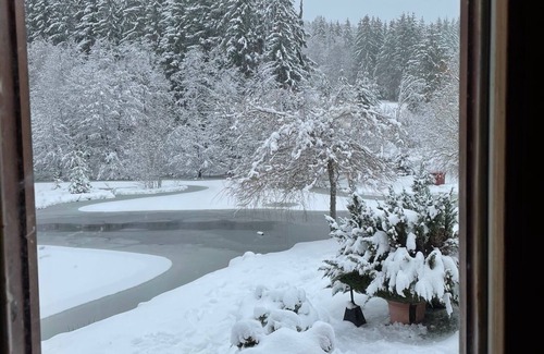 Rupt-sur-Moselle House | Domaine Chalet private ponds Haute Vosges