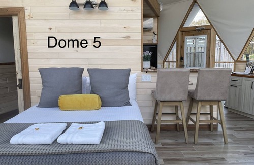 Listuguj Mi'gmaq First Nation Ski Chalet | Dome 5 Exquisite Waterfront Retreat, Just Minutes from Sugarloaf Provincial Park