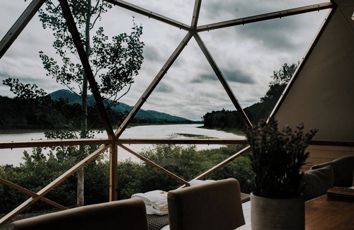 Listuguj Mi'gmaq First Nation Ski Chalet | Dome 5 Exquisite Waterfront Retreat, Just Minutes from Sugarloaf Provincial Park