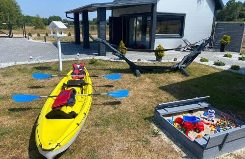 Zarnowiec House | Domek całoroczny z balią 150 m Jezioro, 5 km plaża Dębki
