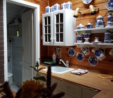 Puck Cabin | Domek Letniskowy na Kaszubach lub Apartament z Kominkiem