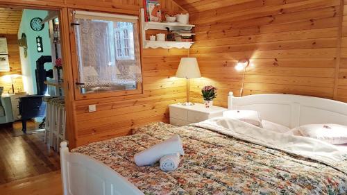 Puck Cabin | Domek Letniskowy na Kaszubach lub Apartament z Kominkiem
