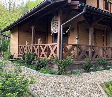 Korczyna House | Domek Letniskowy Zielone Tarasy z Sauną i Jacuzzi