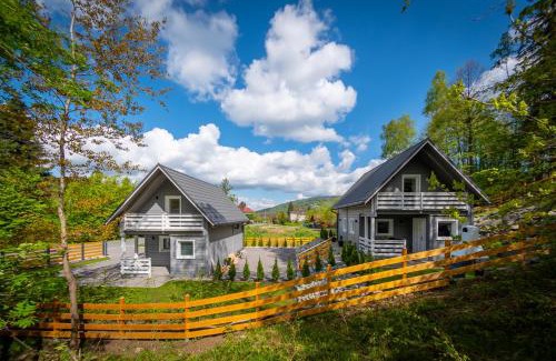 Brenna House | Domki u Sosny - Nowoczesne domki na wyłączność, spokojna okolica blisko lasu i szlaku, 1,2 km od centrum Brennej