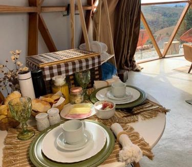 Campos do Jordao Apartment | Domo Geodésico com AR-CONDICIONADO e banheira