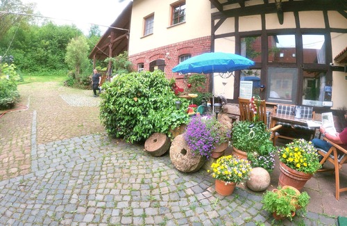 Oberaula Apartment | Doppelzimmer Nr. 1 mit Etagendusche/WC