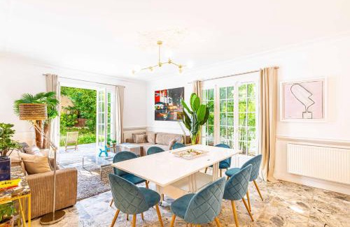 Meudon Apartment | Double Apartments 220 sqm Private Garden up to 20 guests, Villa des Ammonites 0&1