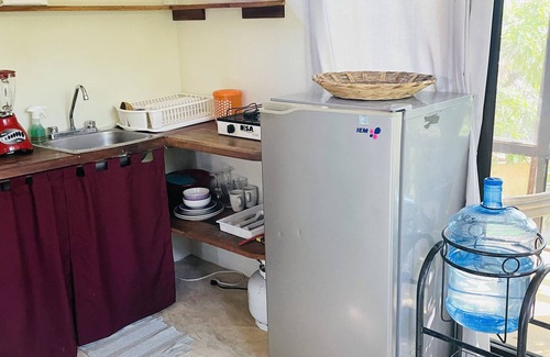Cuatunalco House | Double Bed, Queen size, small kitchen, terrace, wi fi air condition quiet