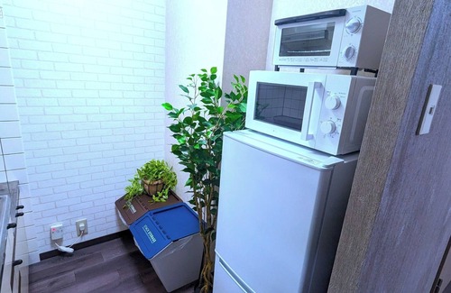 Shiroishi Apartment | Double bed type private room with good access to S - 204/Sapporo Hokkaidō
