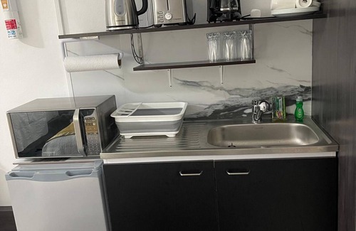 Castle Comfort Apartment | Double Luxury Queen Apt#3 in Roseau with Kitchenette and Gorgeous Bathroom!