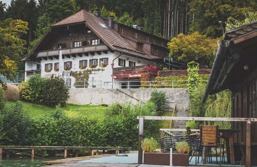 Seewalchen am Attersee House | Double room lake view WITH balcony - Hotel Litzlberger Keller