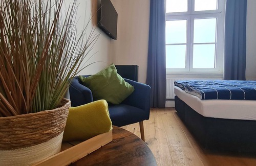 Anklam Apartment | Double room 11 - Altes Lazarett guest house