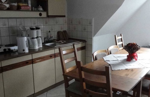 Lubkow Apartment | Double room 30 m² (shared bathroom) - Reetdachhaus Landhaus Ulrich