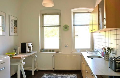 Torgau Apartment | Double room with separate kitchen - Holiday apartment Roasterei Arabica