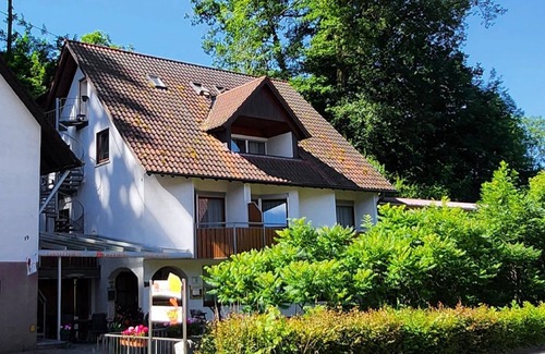 Ohlsbach Apartment | Double room with shower/WC Balcony - Guesthouse Tagescafe Eckenfels