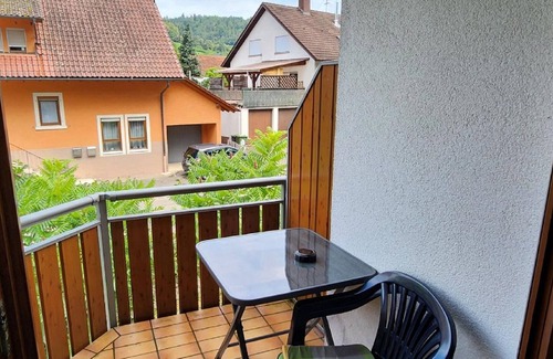 Ohlsbach Apartment | Double room with shower/WC Balcony - Guesthouse Tagescafe Eckenfels