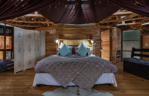 Hogsback Cottage | Double-story glass-cottage in forest w/ Private waterfall! 1 bedroom.