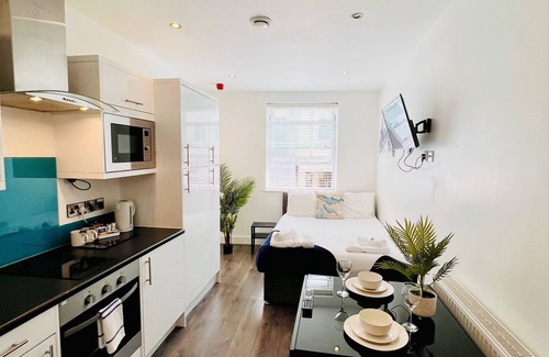 Barbican Apartment | Double Studio with private En-Suite shower room