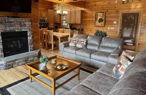 Sevierville Cabin | Douglas Lake Retreat w/80' Ramp to Fishing Dock, Grill, Hot Tub, Foosball, WIFI & Free Tickets!