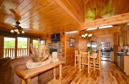 Sevierville Cabin | Douglas Lake Retreat w/80' Ramp to Fishing Dock, Grill, Hot Tub, Foosball, WIFI & Free Tickets!