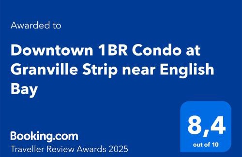 Downtown Vancouver Apartment | Downtown 1BR Condo at Granville Strip near English Bay