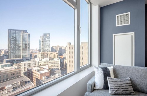 Chinatown Apartment | Downtown 1BR w Gym Doorman WD nr Chinatown BOS-224