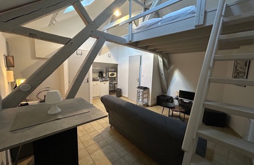 Chartres Apartment | Downtown apartment - Drouaise - mezzanine - sleeps 4